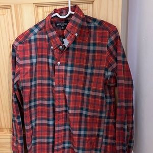 Red and Green button down